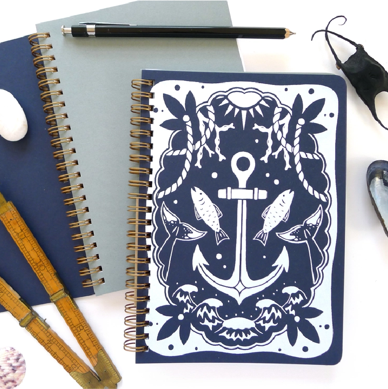 Spiral Notebook - Sailor