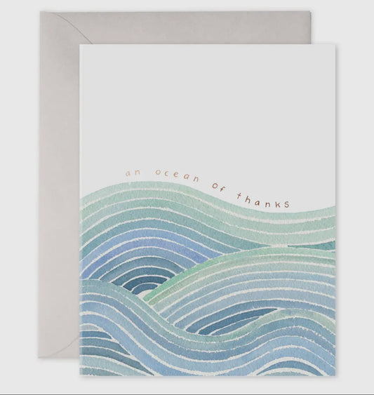 An Ocean of Thanks Card