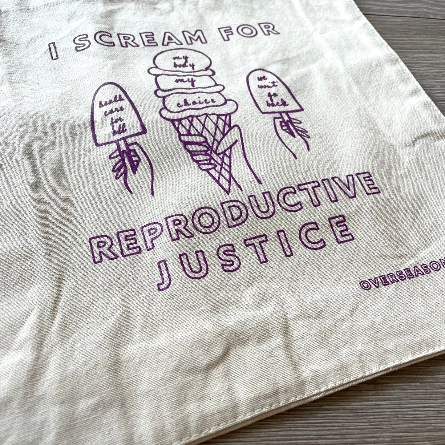 I Scream for Reproductive Justice Tote Bag