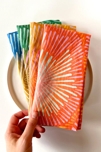 Burst Linen Napkins (set of 4)