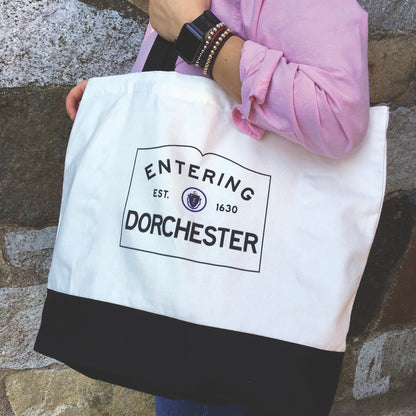 Entering Dorchester Canvas Tote