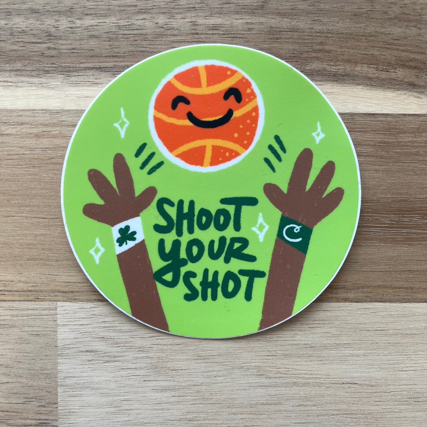 Shoot Your Shot Sticker