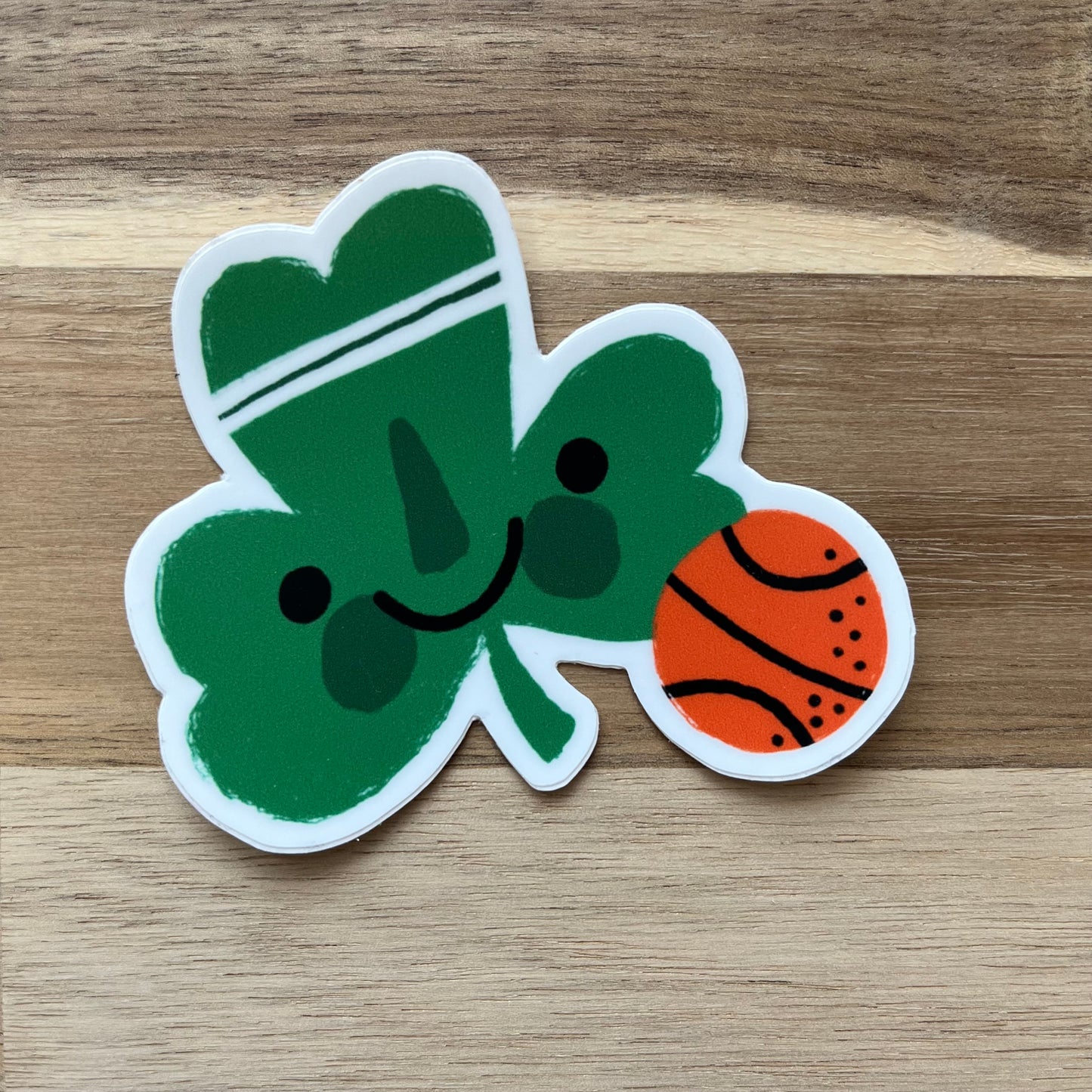 Celtics Shamrock Sticker