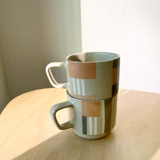 Espresso Cup - Geometric Pattern