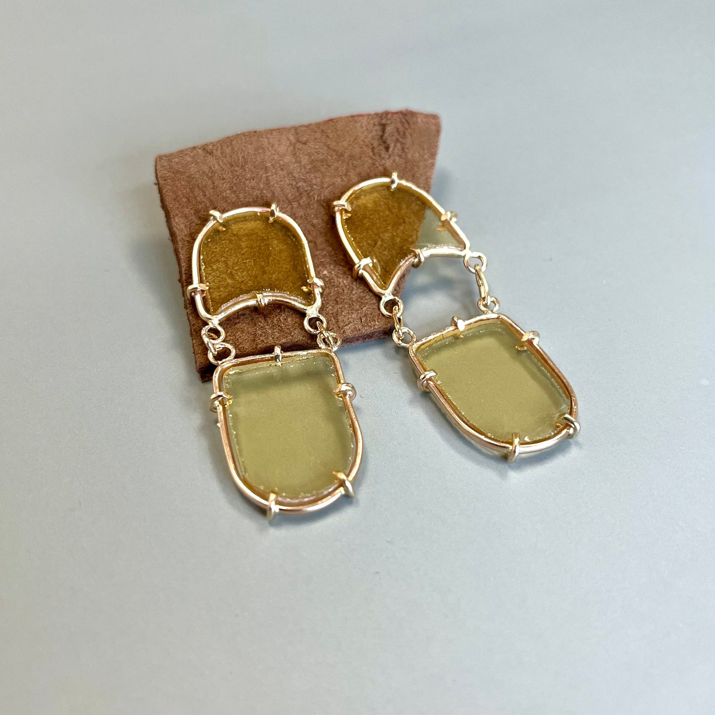 Handmade Stained Glass Earrings