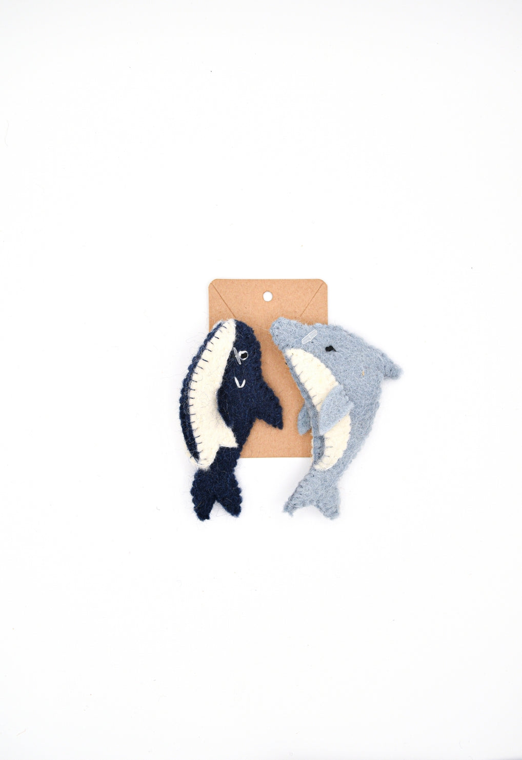 Whale and Dolphin Finger Puppets