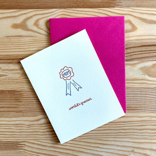 World's Greatest Mom Mother's Day Card