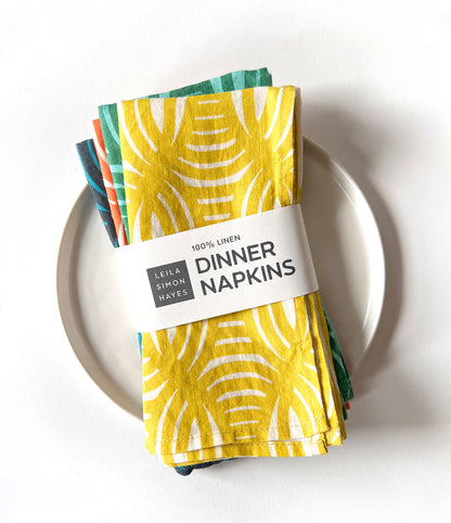 Summer Weave Linen Napkins (set of 4)