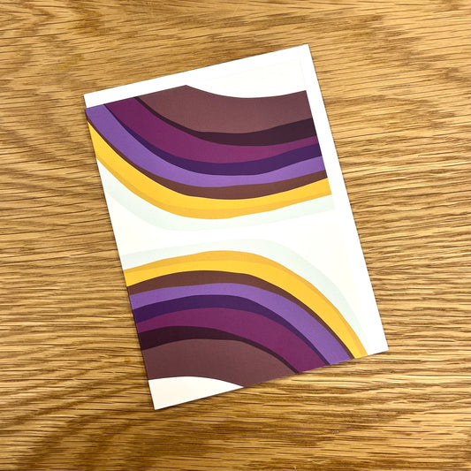 Rainbow Card (Purple and Gold)