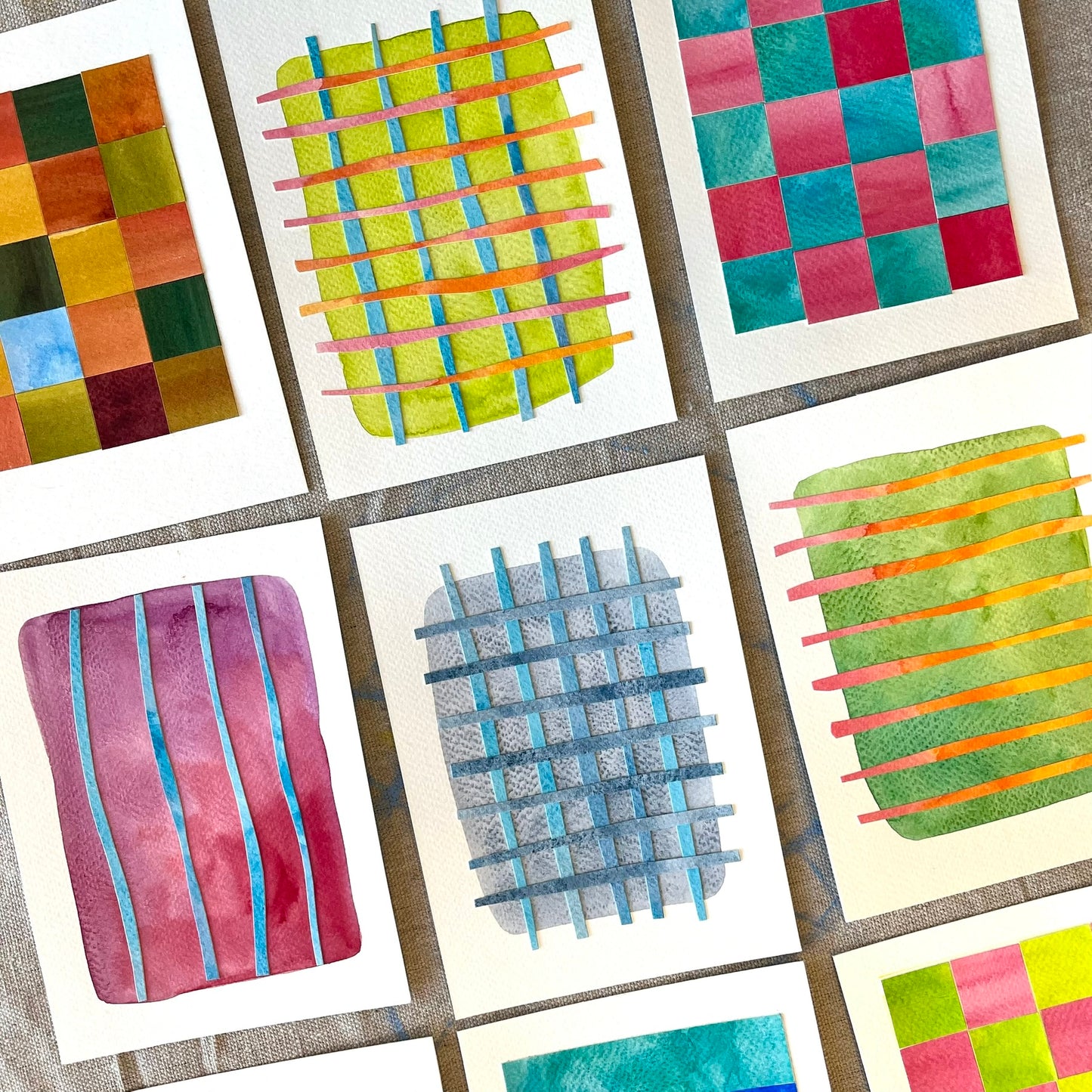 Mini Collages and Drawings by Michaela Flatley