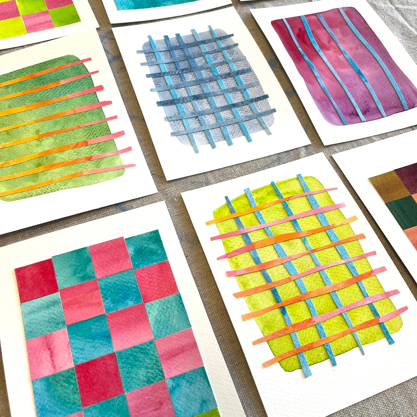 Mini Collages and Drawings by Michaela Flatley