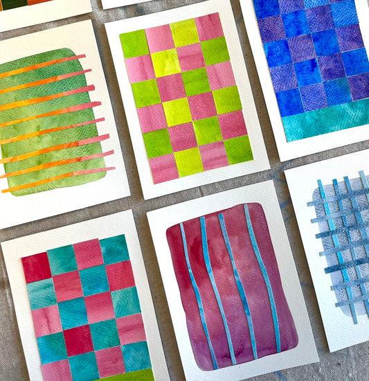 Mini Collages and Drawings by Michaela Flatley