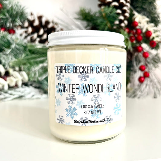 Winter Wonderland Triple Decker Candle