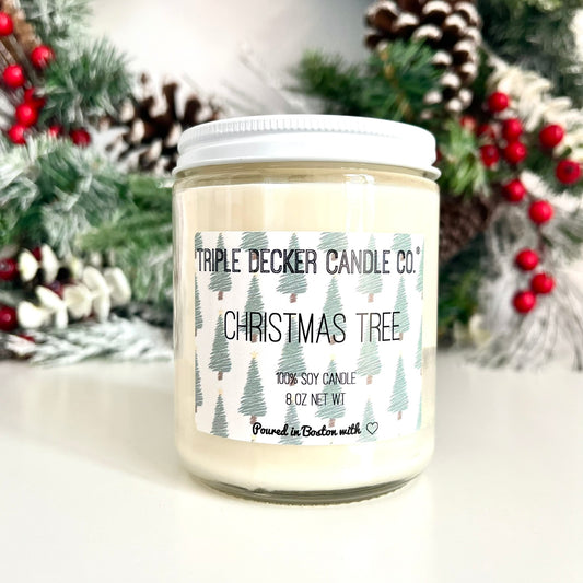 Christmas Tree Triple Decker Candle