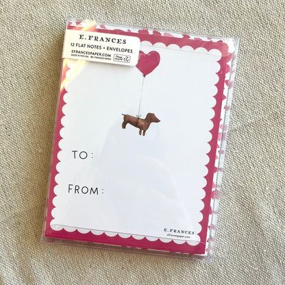 Doggie Valentine's Cards (Set of 12)