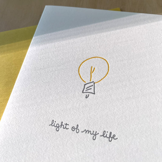 Light of My Life Card