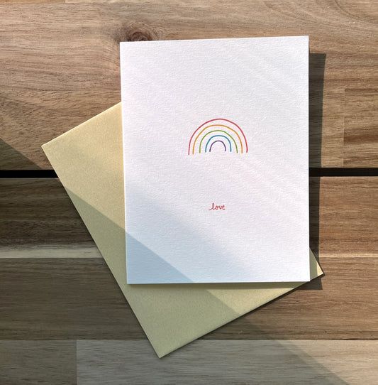 Rainbow Love Card