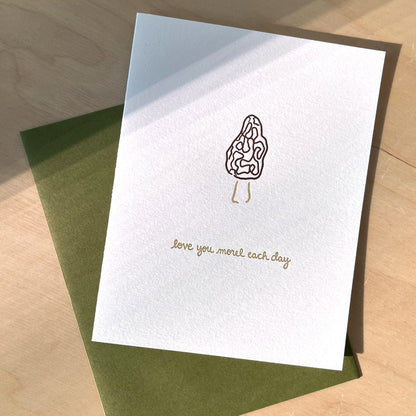 Love You Morel Each Day Card