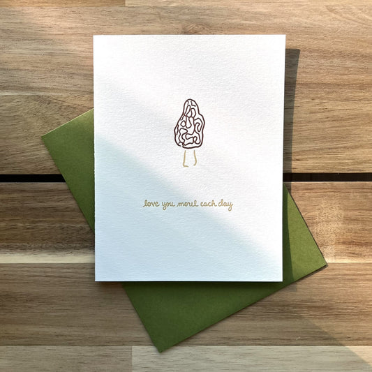 Love You Morel Each Day Card