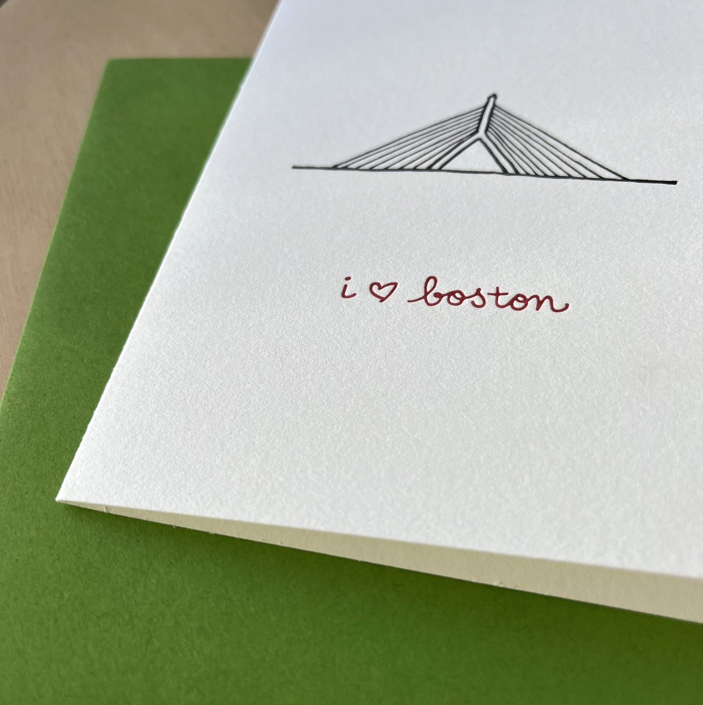 Greeting Card - I Heart Boston