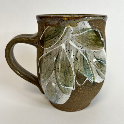 Handmade Mug with Painted Florals