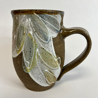 Handmade Mug with Painted Florals