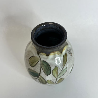 Bud Vase with Hand-Painted Animals