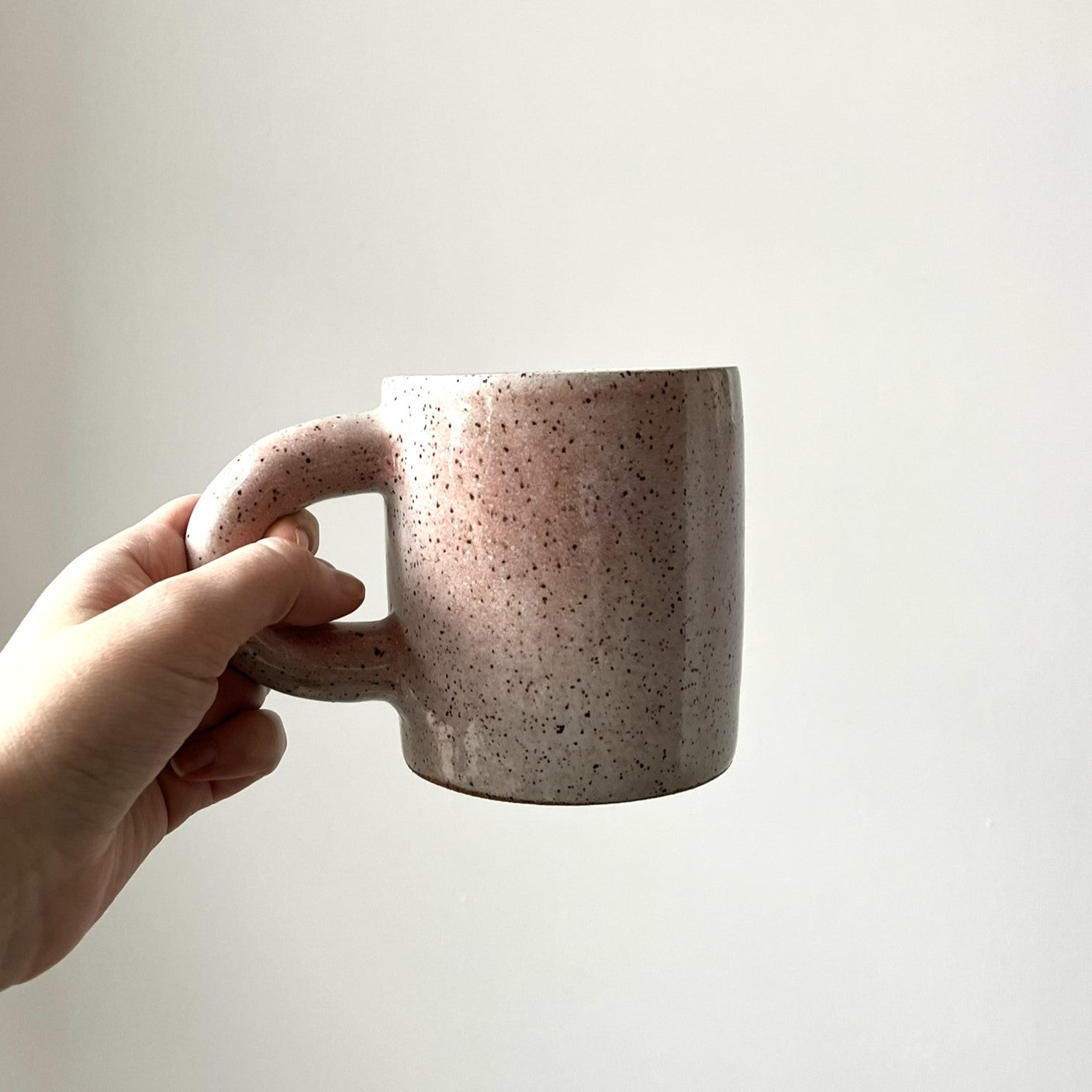 Pink Speckled Mug