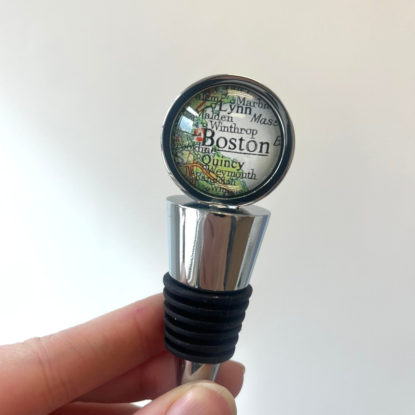 Map Bottle Stopper