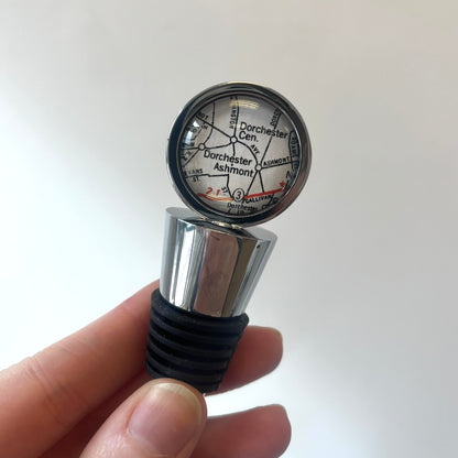 Map Bottle Stopper