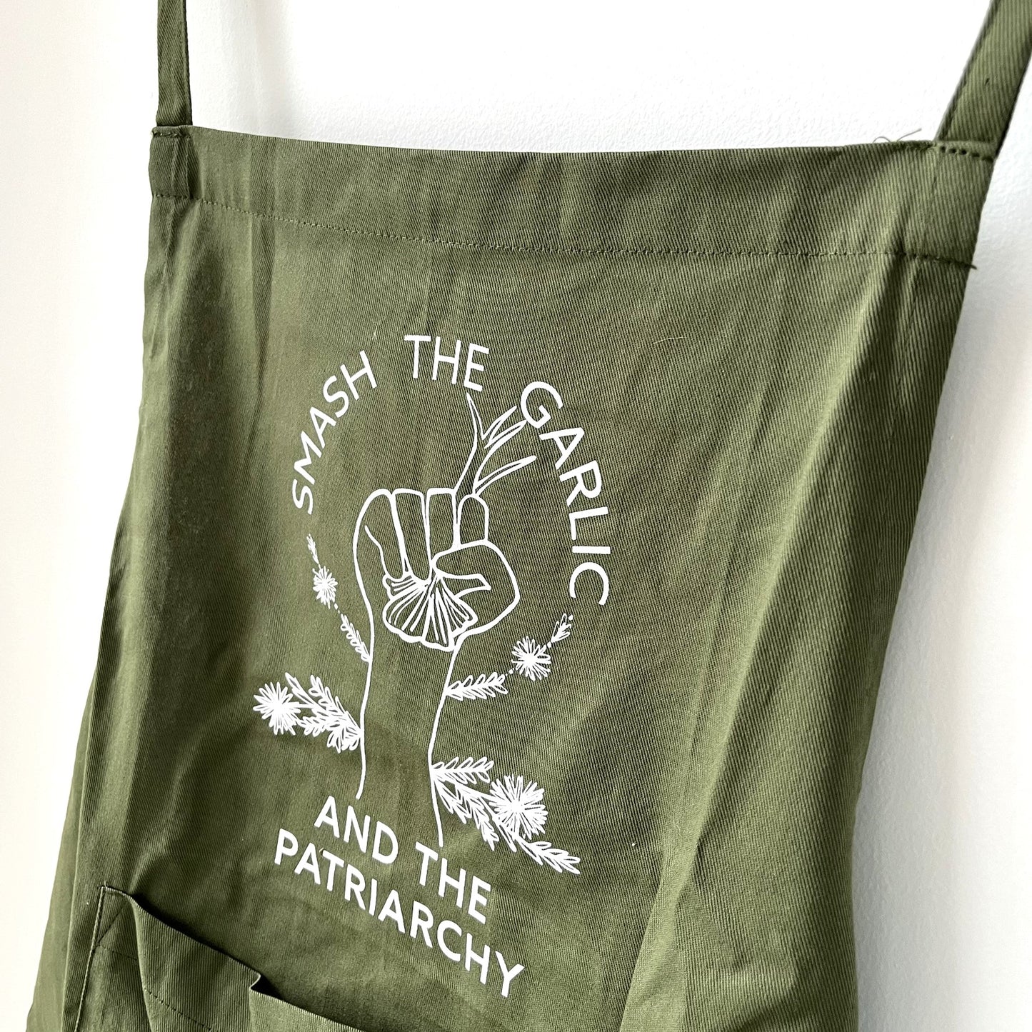 Apron - Smash the Garlic and The Patriarchy