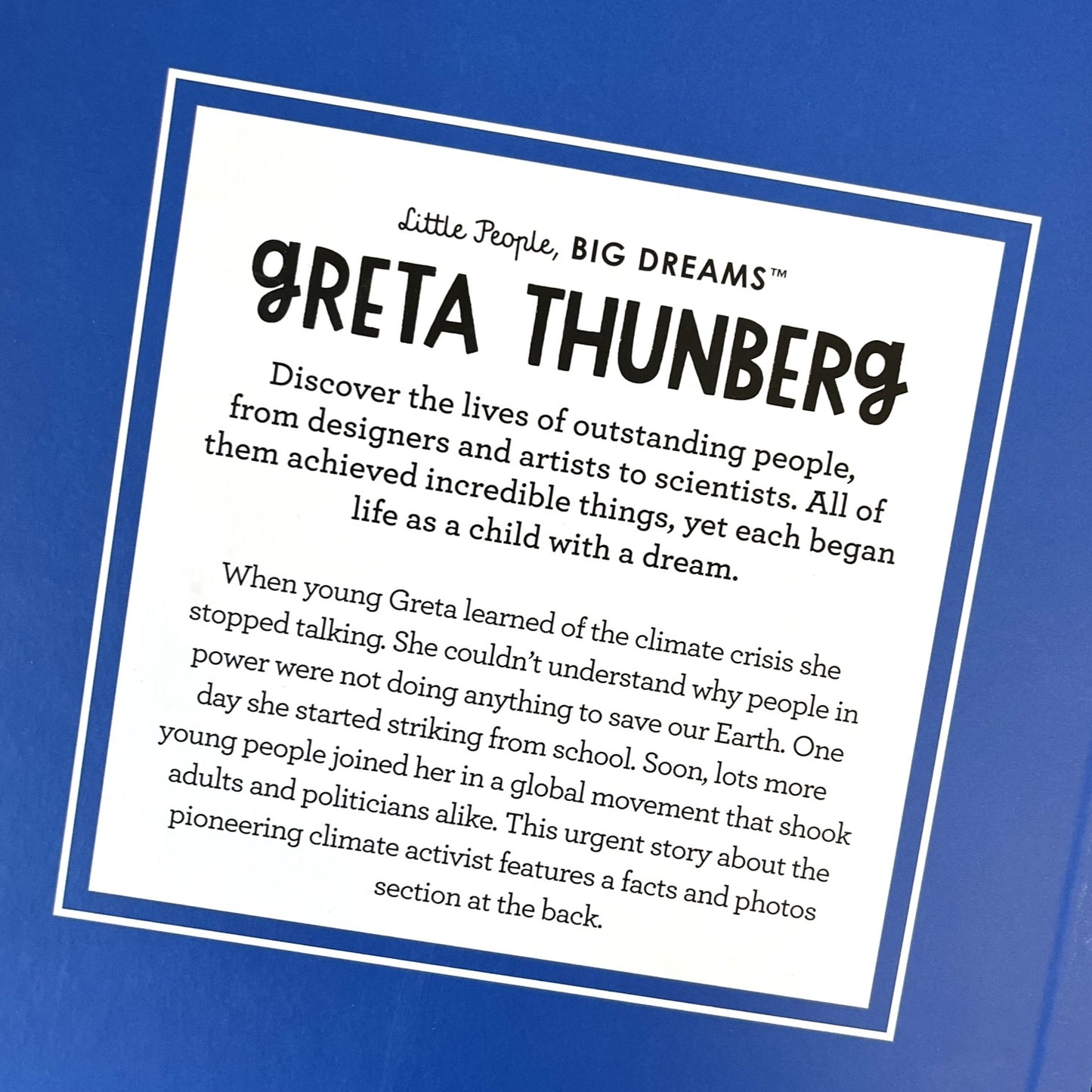 Greta Thunberg Book