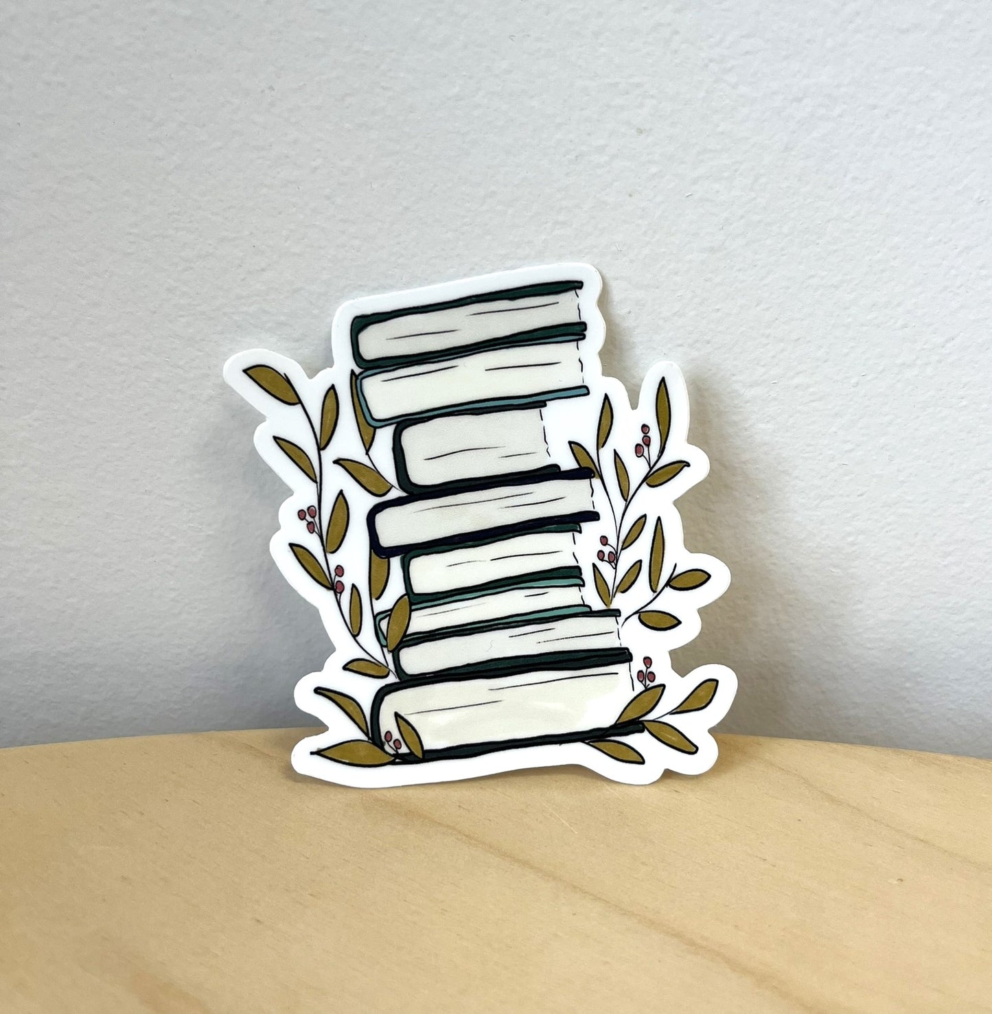 Stack of Books Sticker