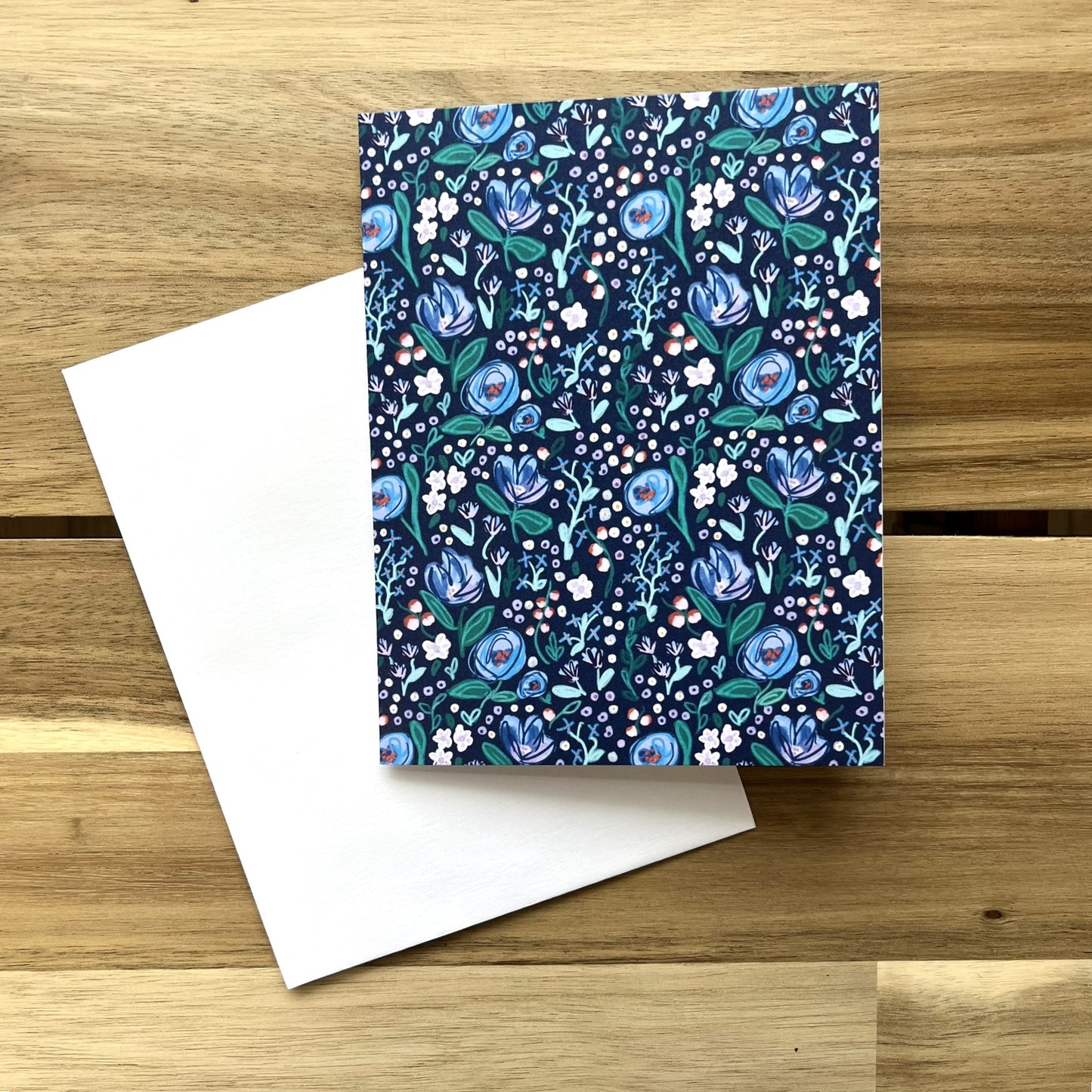 Notecards - Blue Floral (Set of 6)