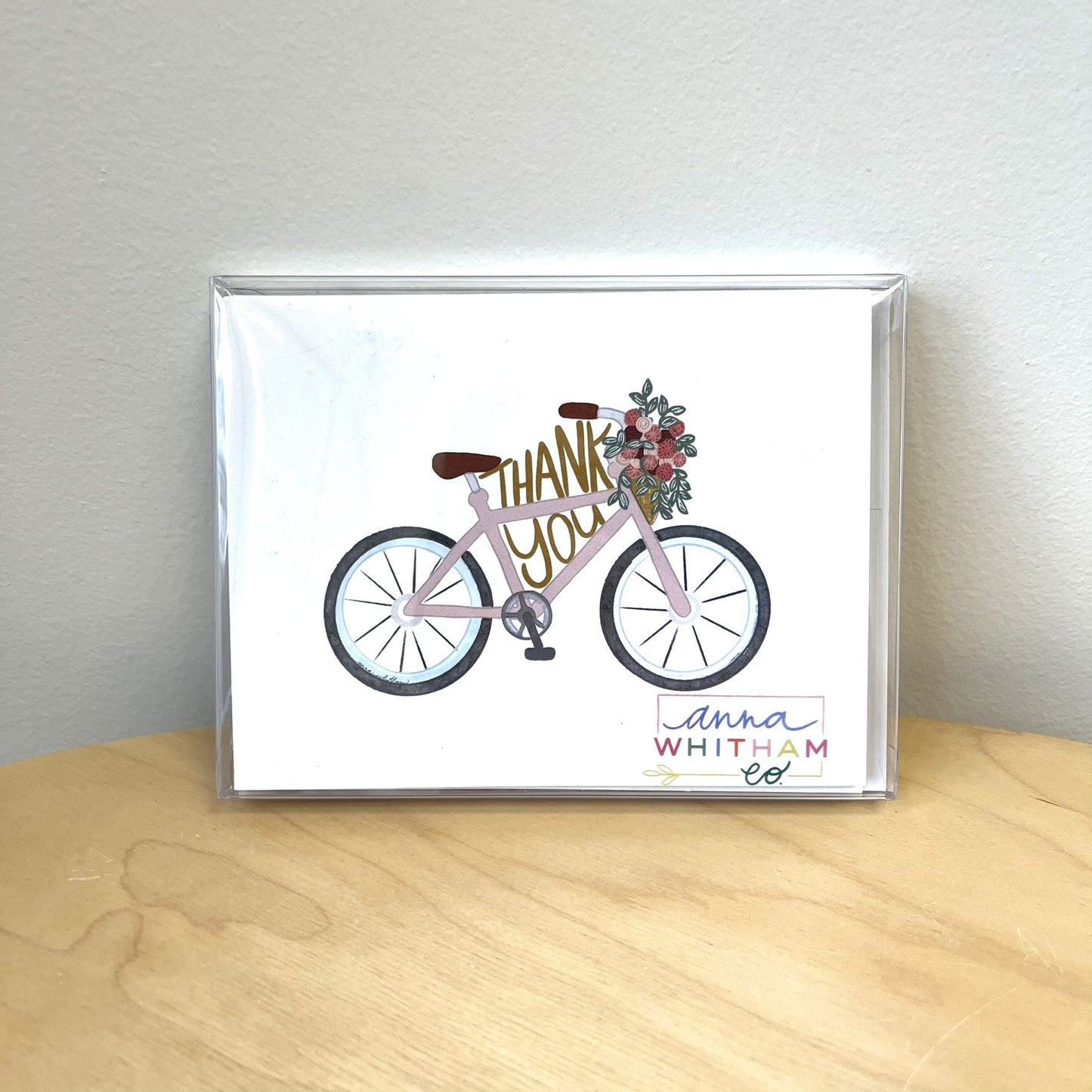 Thank You Cards - Bike with Flowers (Set of 6)