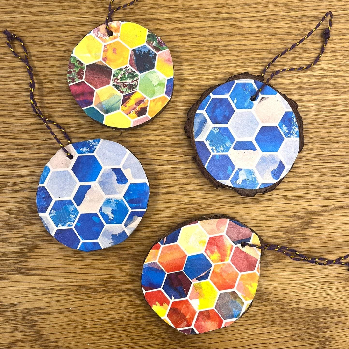 Mosaic Ornaments by Artists at The Boston Home