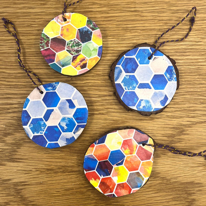 Mosaic Ornaments by Artists at The Boston Home