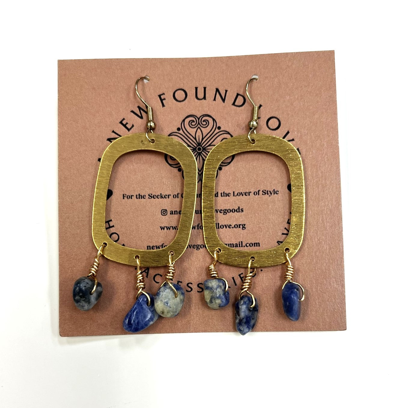 Chandelier Gemstone Earrings
