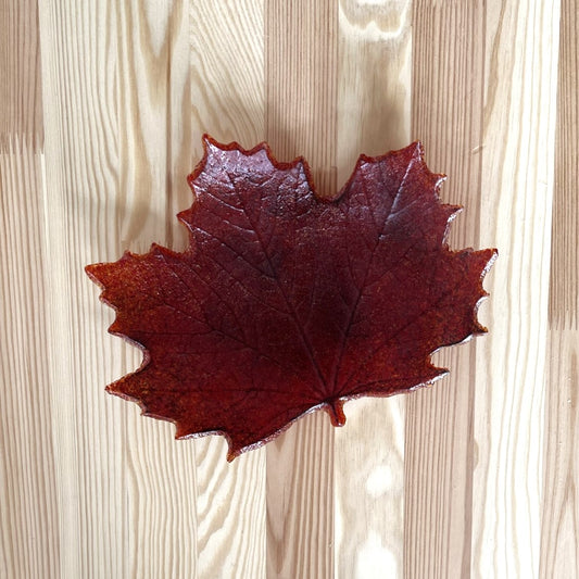 Maple Leaf Glass Plate