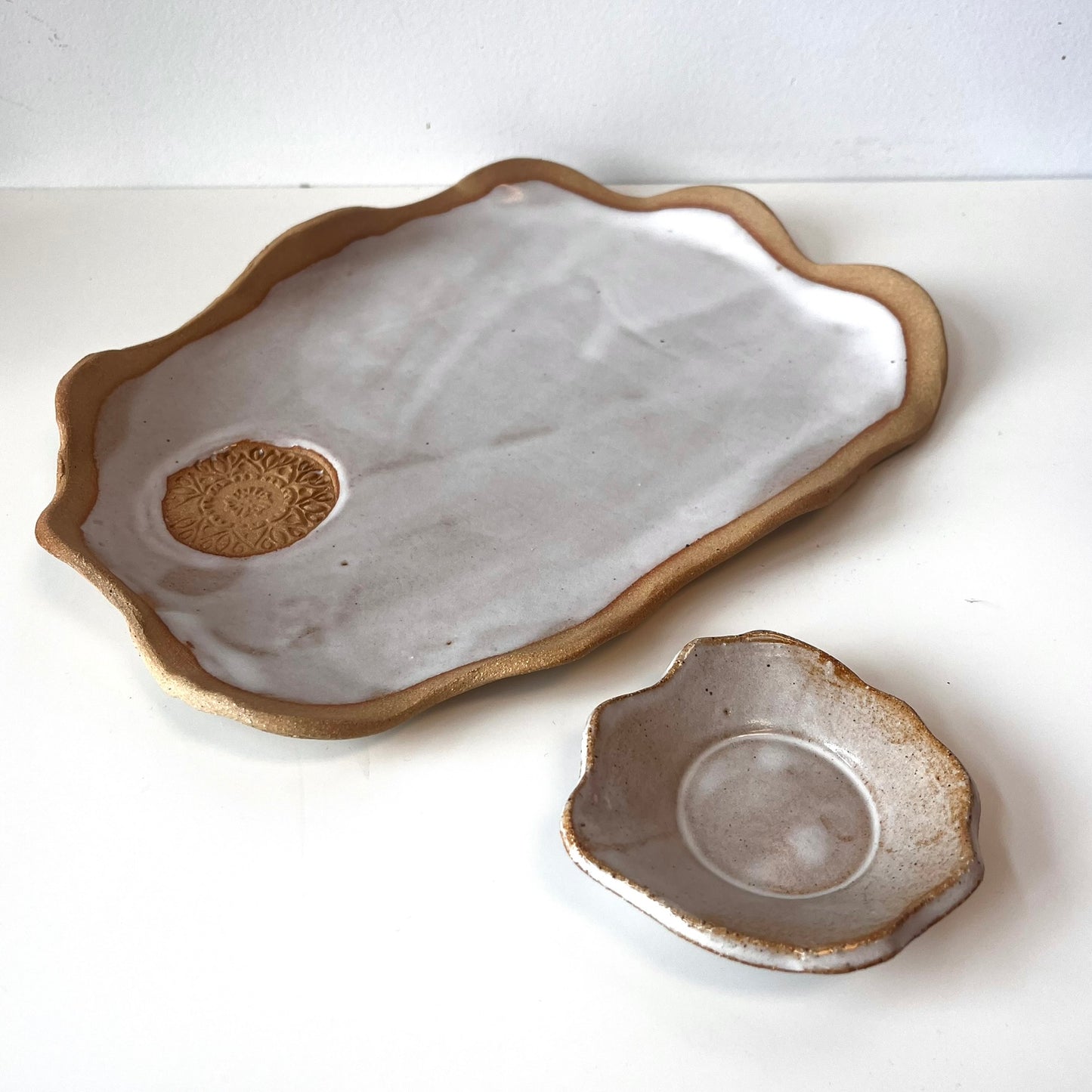 Snack Tray with Small Bowl