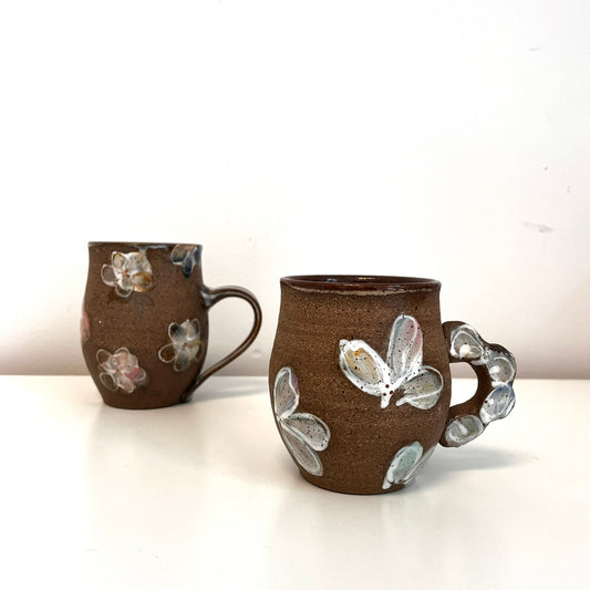 Hand-painted Flower Mug