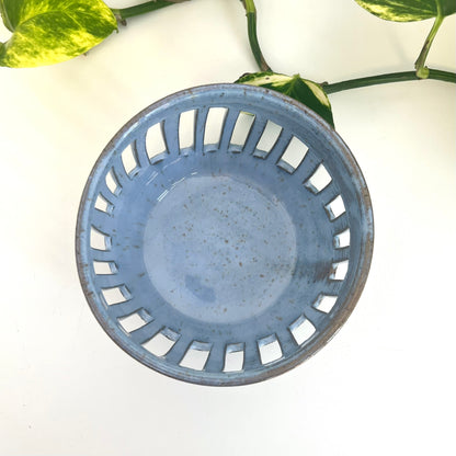 Ceramic Basket - Stripe Pattern