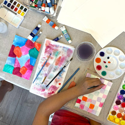 Sept 6 - Geometric Watercolor Painting
