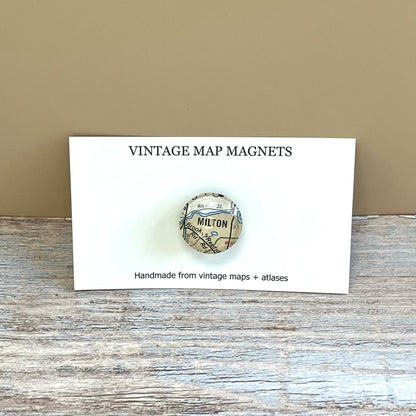 Vintage Map Magnets