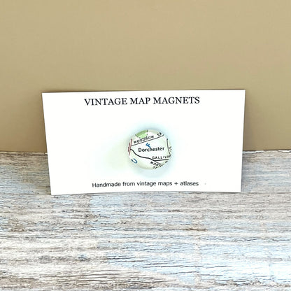 Vintage Map Magnets