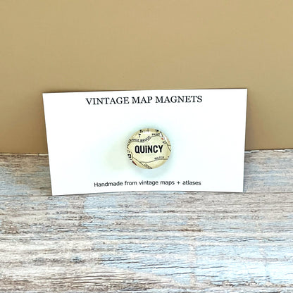 Vintage Map Magnets