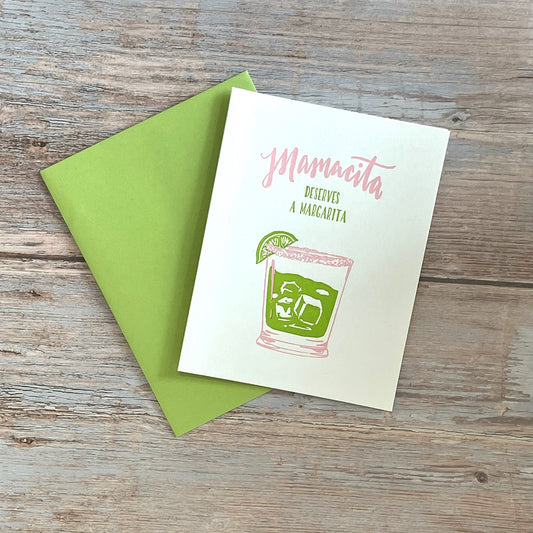 Mamacita Deserves a Margarita Mother's Day Card