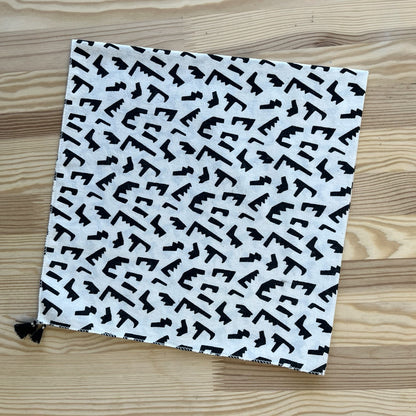 Block-printed Square Scarf
