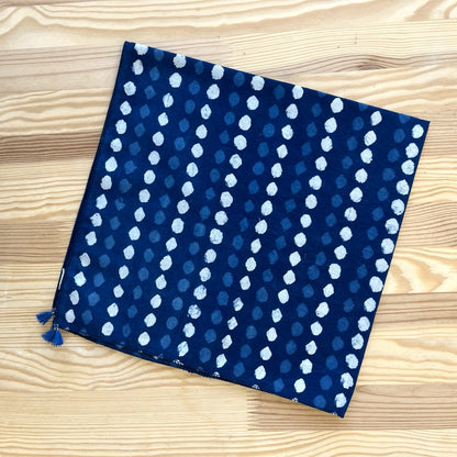 Block-printed Square Scarf