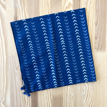 Block-printed Square Scarf
